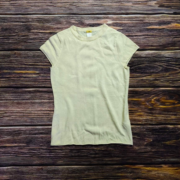 J. Crew Tops - J. Crew 100% cashmere short sleeve shirt size M
